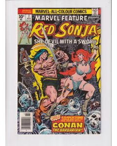 Marvel Feature (1975) #   7 UK Price (7.0-FVF) (2007452) Red Sonja, Conan, FINAL ISSUE