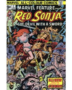 Marvel Feature (1975) #   2 UK Price (5.0-VGF) Red Sonja