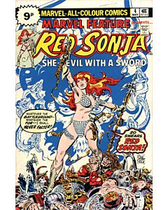 Marvel Feature (1975) #   4 UK Price (7.0-FVF) Red Sonja