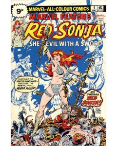 Marvel Feature (1975) #   4 UK Price (7.0-FVF) Red Sonja