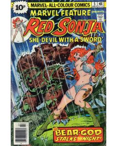 Marvel Feature (1975) #   5 UK Price (4.0-VG) Red Sonja, Bear-God