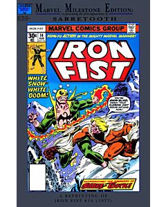 Iron Fist (1975) #  14 Marvel Milestone Reprint (1992) P-Tag on Cover (6.0-FN)