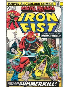 Marvel Premiere (1972) #  24 UK Price (6.0-FN) Iron Fist