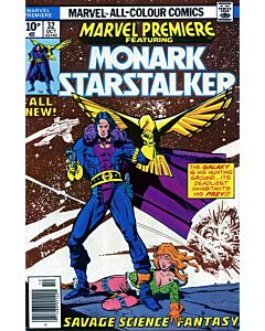 Marvel Premiere (1972) #  32 UK Price (6.0-FN) 1st Monark Starstalker, Marker on cover