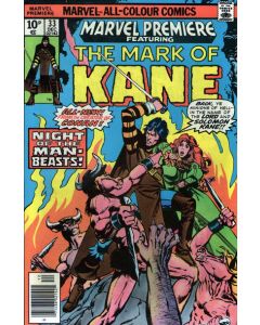 Marvel Premiere (1972) #  33 UK Price (7.0-FVF) 1st color comic appearance Kane