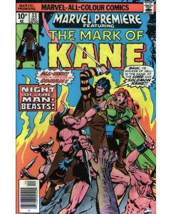 Marvel Premiere (1972) #  33 UK Price (6.0-FN) 1st color comic app. Kane, Cover