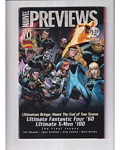 Marvel Previews (2003) #  64 (4.0-VG) (1185557) Water damage, 1st Shuri Black Panther Cover App.