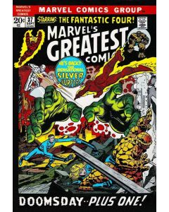 Marvel's Greatest Comics (1969) #  37 (5.0-VGF) Silver Surfer, Distributors Ink