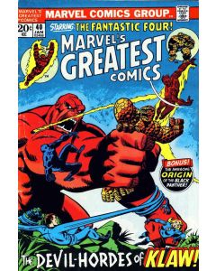 Marvel's Greatest Comics (1969) #  40 (4.5-VG+) Black Panther