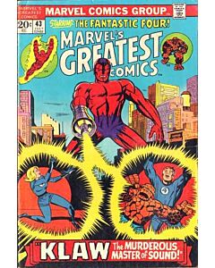 Marvel's Greatest Comics (1969) #  43 (3.0-GVG)