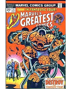 Marvel's Greatest Comics (1969) #  51 (4.0-VG) Pen mark on cover