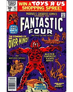 Marvel's Greatest Comics (1969) #  93 Newsstand (5.0-VGF) Pen ink on cover