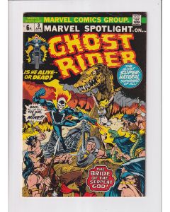 Marvel Spotlight (1971) #   9 UK Price (5.0-VGF) (1685897) Ghost Rider, Spine tear
