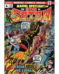 Marvel Spotlight (1971) #  12 UK Price (5.5-FN-) Son of Satan