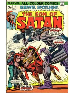Marvel Spotlight (1971) #  17 UK Price (6.0-FN) Son of Satan