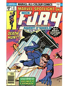 Marvel Spotlight (1971) #  31 UK Price (5.0-VGF) Nick Fury, Staple rust