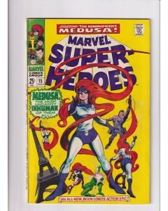 Marvel Super-Heroes (1967) #  15 (5.0-VGF) (2131737) Medusa, Black Bolt, Frightful Four