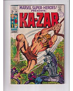 Marvel Super-Heroes (1967) #  19 (3.0-GVG) (418546) 1st solo Ka-Zar story, BWS cover