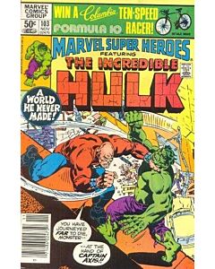 Marvel Super-Heroes (1967) # 103 Newsstand (5.0-VGF) Captain Axis