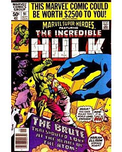 Marvel Super-Heroes (1967) #  91 Newsstand (6.0-FN) Psyklop, Jarella
