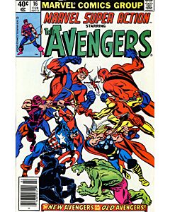 Marvel Super Action (1977) #  16 Newsstand (6.0-FN) Avengers
