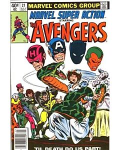 Marvel Super Action (1977) #  21 (7.0-FVF) Reprints Wedding of the Wasp