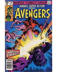 Marvel Super Action (1977) #  26 Newsstand (8.0-VF) Avengers