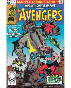 Marvel Super Action (1977) #  30 UK Price (5.0-VGF) Avengers, Kang