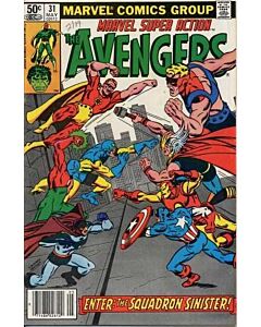 Marvel Super Action (1977) #  31 Newsstand (8.0-VF) Avengers, Squadron Sinister
