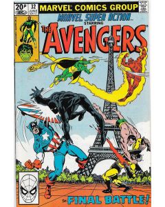 Marvel Super Action (1977) #  32 UK Price (5.0-VGF) Avengers, Namor, Black Panther