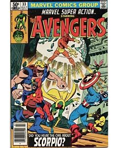 Marvel Super Action (1977) #  33 Newsstand (6.0-FN) Avengers