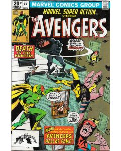 Marvel Super Action (1977) #  35 UK Price (8.0-VF) Avengers, Black Panther