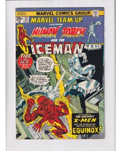 Marvel Team-Up (1972) #  23 (5.0-VGF) (2039385) Human Torch, Iceman, 1st Equinox