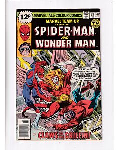 Marvel Team-Up (1972) #  78 UK Price (4.0-VG) Wonder Man