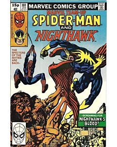 Marvel Team-Up (1972) # 101 UK Price (5.0-VGF) Nighthawk