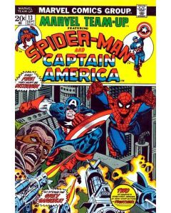 Marvel Team-Up (1972) #  13 (5.0-VGF) Captain America, Grey Gargoyle