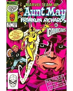 Marvel Team-Up (1972) # 137 (7.0-FVF) Aunt May, Franklin Richards, Galactus