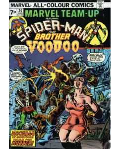 Marvel Team-Up (1972) #  24 UK Price (6.5-FN+) Brother Voodoo