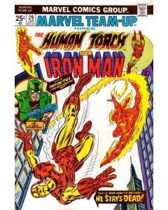Marvel Team-Up (1972) #  29 (7.0-FVF) Human Torch, Iron Man