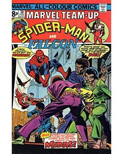 Marvel Team-Up (1972) #  30 UK Price (4.0-VG) The Falcon