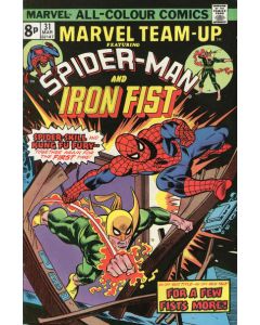 Marvel Team-Up (1972) #  31 UK Price (6.0-FN) Iron Fist