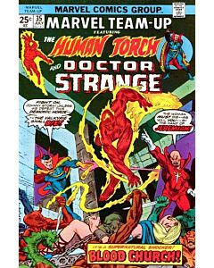 Marvel Team-Up (1972) #  35 (4.0-VG) Human Torch, Dr. Strange, Valkyrie, Back cover damage