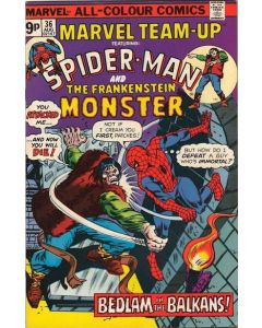 Marvel Team-Up (1972) #  36 UK Price (7.0-FVF) Frankenstein's Monster