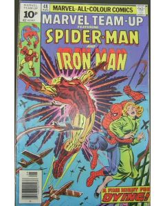 Marvel Team-Up (1972) #  48 UK Price (7.0-FVF) Iron Man