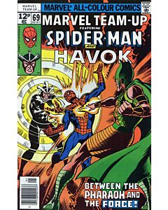 Marvel Team-Up (1972) #  69 UK Price (4.0-VG) Havok