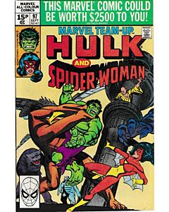 Marvel Team-Up (1972) #  97 UK Price (6.0-FN) Hulk, Spider-Woman