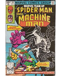 Marvel Team-Up (1972) #  99 UK Price (5.0-VGF) Machine Man, Frank Miller cover