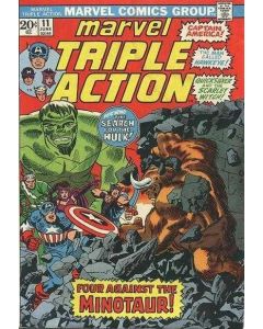 Marvel Triple Action (1972) #  11 (7.0-FVF) Avengers, Hulk, Mole Man