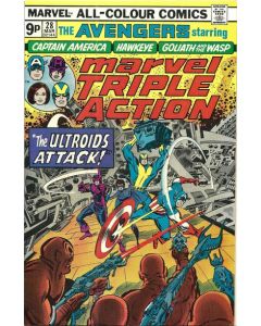 Marvel Triple Action (1972) #  28 UK Price (4.0-VG) Avengers