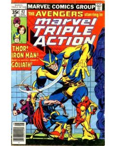 Marvel Triple Action (1972) #  43 UK Price (6.0-FN) Avengers